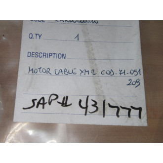 Salmoiraghi XM2 Motor Cable 71-051-209