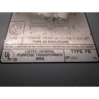 Powertran PT102-500 Transformer PT10Z500 - Used