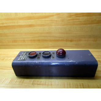 Square D 9001 GA326 Pushbutton Control Station 9001GA326 - Used