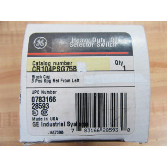 General Electric CR104PSG75B Selector Switch