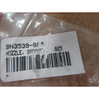 BN3539-025 Sapphire Nozzle Insert BN3539025