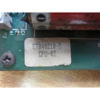 Sodick CPU-02 Circuit Board CPU02 - Parts Only