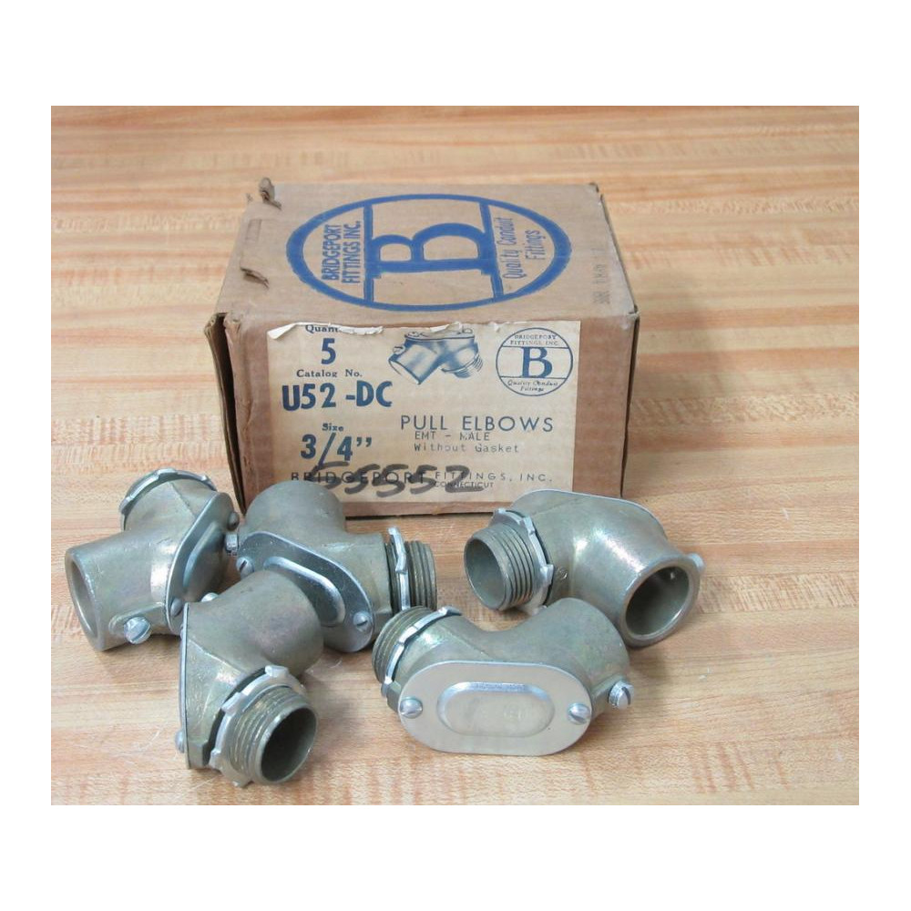 Bridgeport U52-DC 34" Pull Elbow U52DC (Pack of 5)
