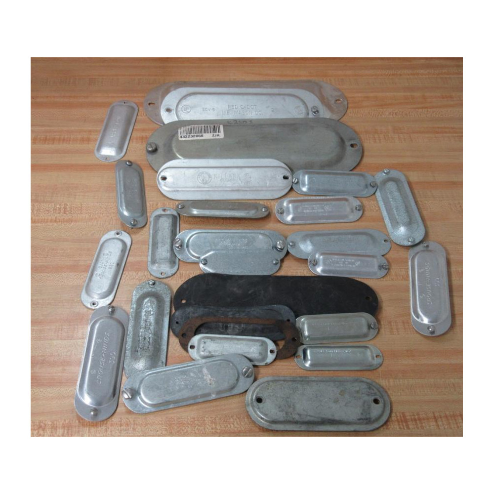 Crouse & Hinds 390 1" Conduit Cover Assorted (Pack of 24) - Used