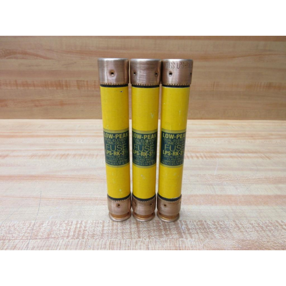 Buss LPS-RK-3-12 Bussmann Fuse LPSRK312 (Pack of 3) - New No Box