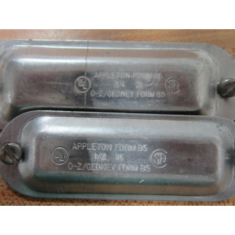 Crouse & Hinds 390 1" Conduit Cover Assorted (Pack of 24) - Used