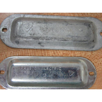Crouse & Hinds 390 1" Conduit Cover Assorted (Pack of 24) - Used