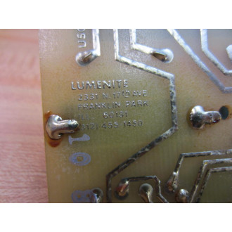 Lumenite USCP3-O Circuit Board USCP3-0 - Used