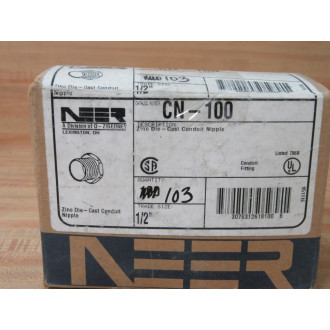 Neer CN-100 12" Conduit Nipple CN100 (Pack of 103)