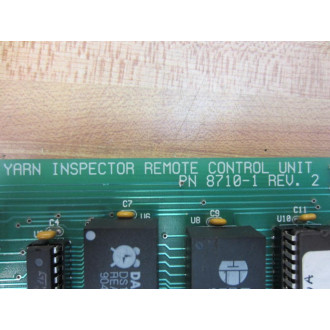 Yarn Inspector 8710-1 Remote Control Unit Board 87101