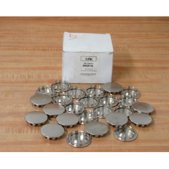 9563K49 Steel Finishing Hole Plug Fits 1-38" ID (Pack of 25)