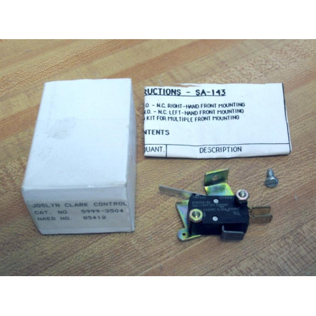 Bobina Di Ricambio Joslyn Clark 120VAC Modello 5999-1801 - Nuovo Vecchio Stock USA