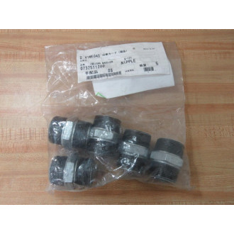 Genti B-121 1-14" Nipple 0732511200 (Pack of 5)