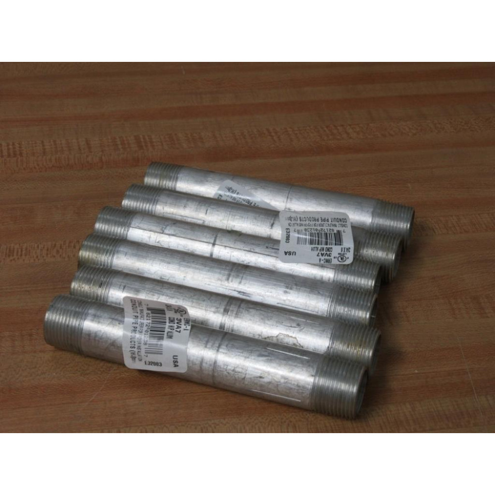 Conduit Pipe Products 3VA7 Conduit NIP Aluminum E32003 (Pack of 6) - New No Box
