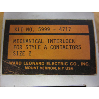 Ward Leonard 5999-4717 Interlock Switch 59994717