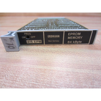 Erdmann 4439-810a 415 EPM EPROM Memory Board 4439-811a - Used