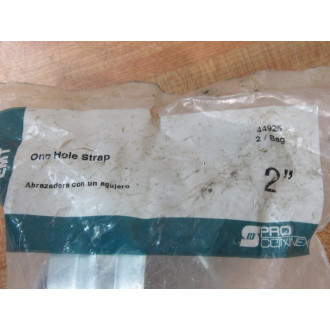 Sigma 44925 2" EMT 1 Hole Strap (Pack of 6)