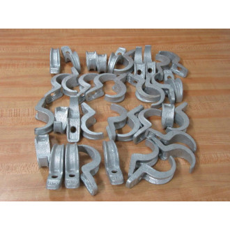 O-ZGedney 1" R 1 Hole Malleable Iron Strap 1R (Pack of 38) - New No Box