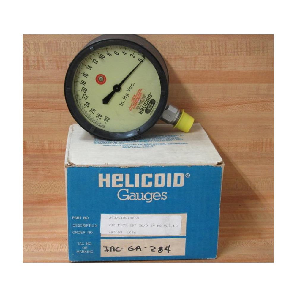 Helicoid J4J2V102Y0000 Pressure Gauge