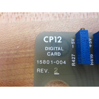 CP12 Digital Card 15801-004 - Used
