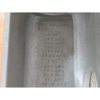 Generic E30640 1-12" T Conduit Body E30640112T - New No Box