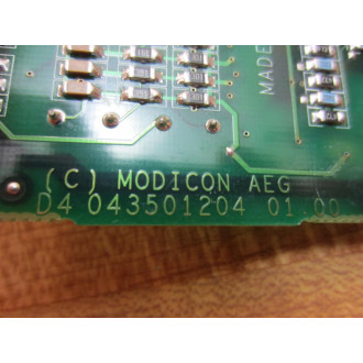 Modicon D4 043501201 01.00 Circuit Board D40435012010100 - Used