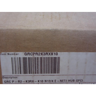 Grace Engineered P-R2-K3RX-K10 N124 Ethernet Hub GFCI PR2K3RXK10