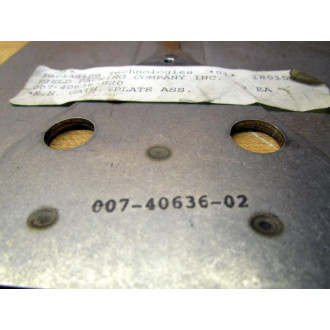 Packaging Technologies 007-40636-020 R.H. Gath. Plate Assy. 007-40636-02 - New No Box