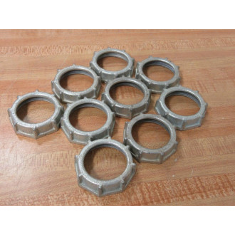 Appleton BU-125 Malleable Iron Bushing BU125 1-14" (Pack of 9) - New No Box