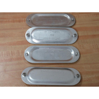 Crouse & Hinds 590 Conduit Body Cover (Pack of 4) - New No Box