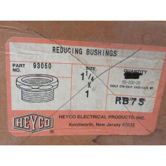 Heyco 93050 Reducing Bushing RB75 1-14" X 1" (Pack of 23)