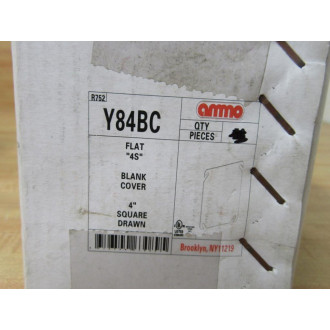 Ammo Y84BC Flat 4S Blank Cover (Pack of 18)