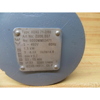 Auma Z006.557 Multi-Turn Actuator Z006557 - Refurbished