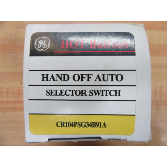 General Electric CR104PSG34B91A Switch GE 3 Position Hand Off Auto Legend
