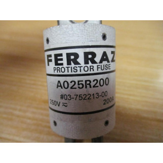 Gould Shawmut Ferraz Mersen A025R200 Protistor Fuse 200A - Used