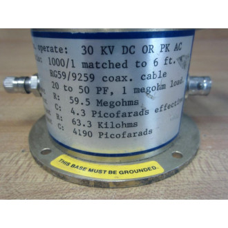 Ross Engineering VD30-4.1-A-K-T High Voltage Divider VD3041AKT - Used