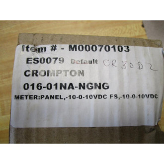 Crompton 172658*2 3 D-C Volts Meter