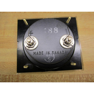 Wilbac 18452 0-200 DC Volt Panel Meter Lens Crack