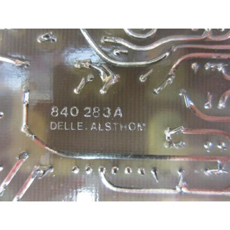 Delle Alsthom 840 283 A Circuit Board 840283A - Used