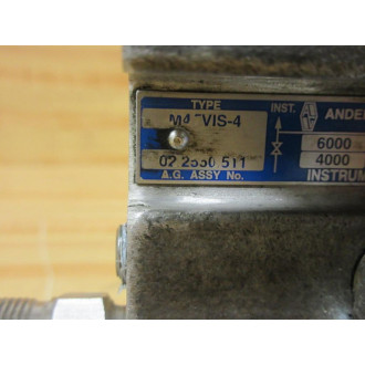 Anderson Greenwood M4TVIS-4 Flow Control - Used