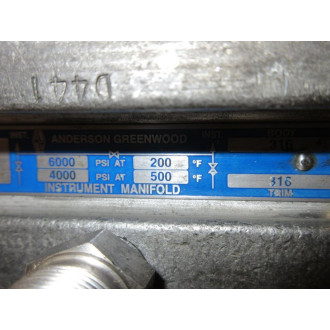 Anderson Greenwood M4TVIS-4 Flow Control - Used