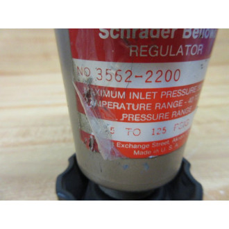 Shrader Bellows 35622200 Parker Pressure  Regulator - Used