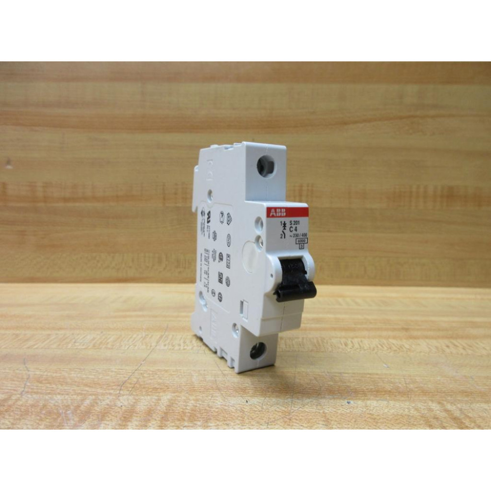 Asea Brown Broveri S201-C4 ABB 4A Circuit Breaker S201C4 - New No Box