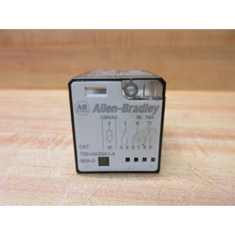 Allen Bradley 700-HA33A1-4-120V AC Relay 700-HA33A1-4-120VAC Series D - Used