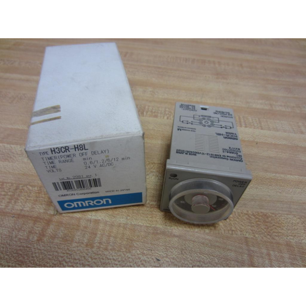 Omron H3CR-H8L Timer Range 0.5-12Min 24VACAC