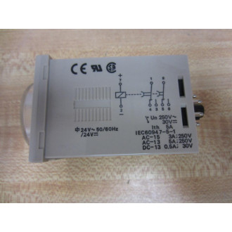 Omron H3CR-H8L Timer Range 0.5-12Min 24VACAC