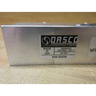 Orsco 549-20006 Nozzle Air Valve 54920006 WOut Coil - New No Box