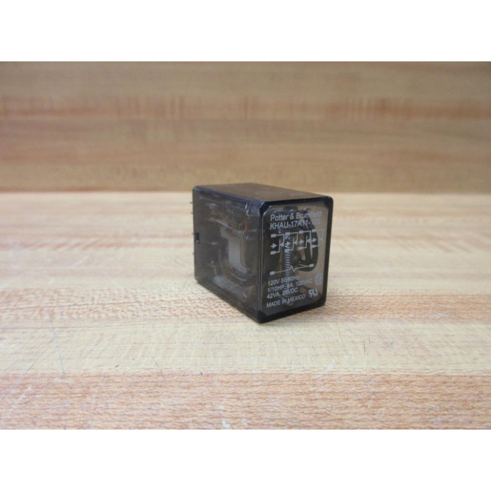 Potter & Brumfield KHAU-17A11-120V AC Relay KHAU-17A11-120VAC . - Used