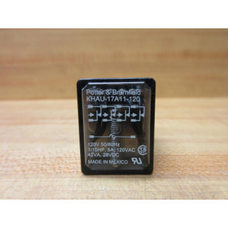 Potter & Brumfield KHAU-17A11-120V AC Relay KHAU-17A11-120VAC . - Used