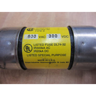 Buss LPS-RK-125SP Bussmann Fuse Cross Ref 4XF81 - New No Box